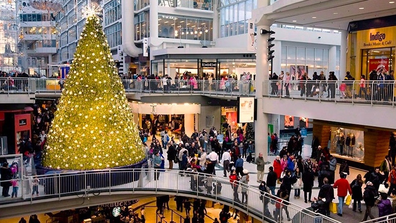 Christmas shopping at Toronto